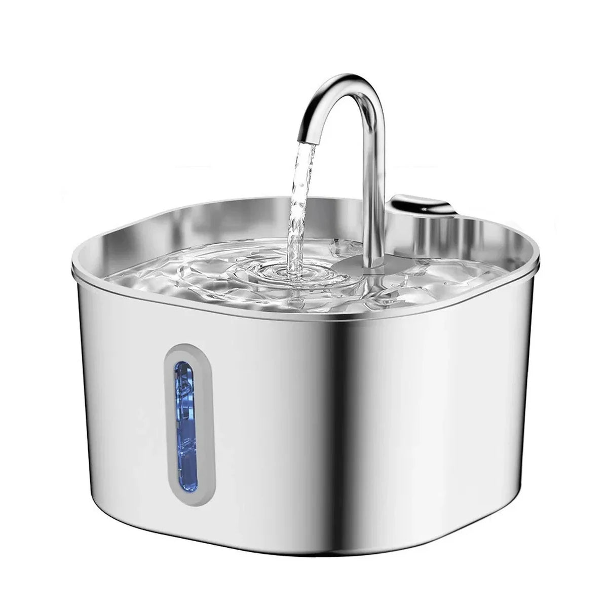 Bol din inox pe suport inclinat, pentru pisici si caini