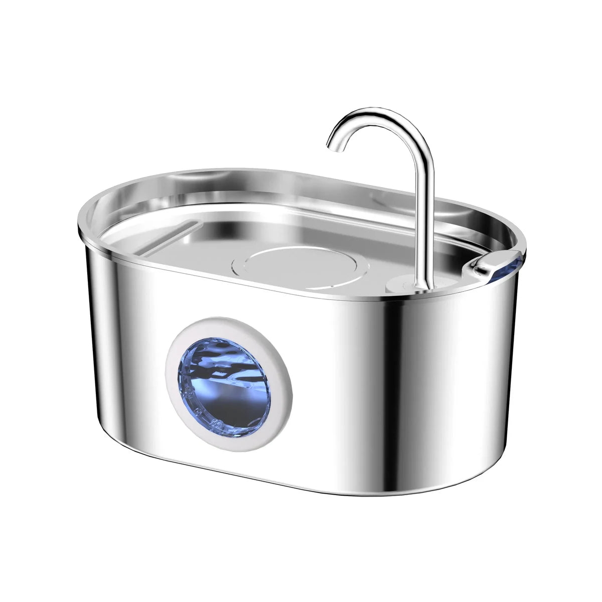 Bol din inox pe suport inclinat, pentru pisici si caini