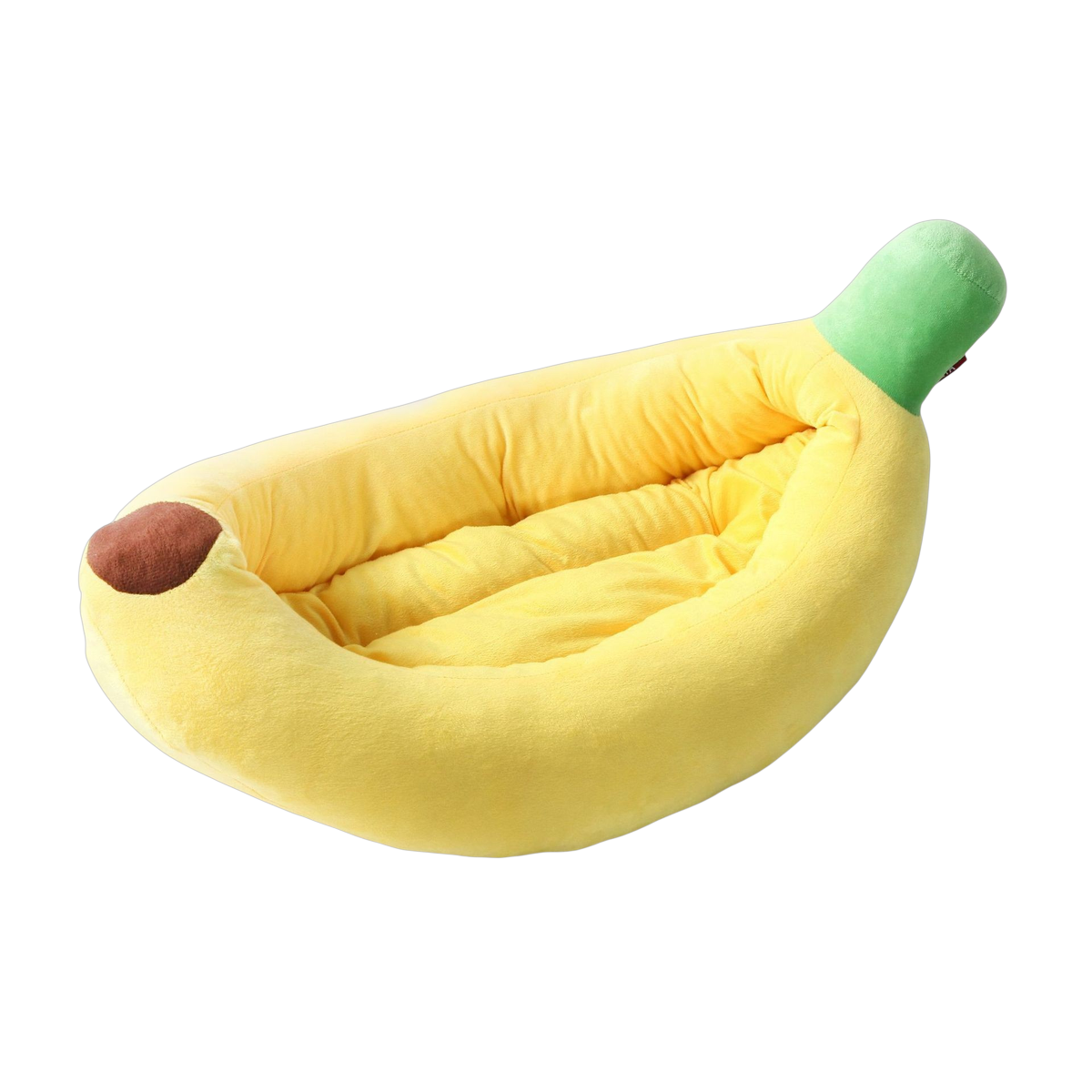 Culcus in forma de banana, galben, pentru animale mici