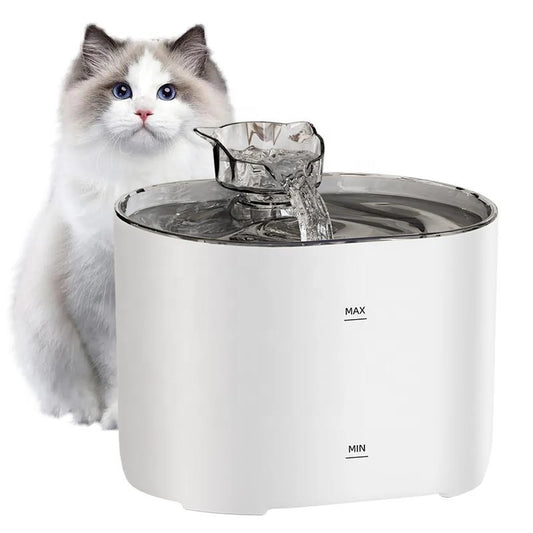 Fantana de apa din ceramica pentru pisici, 2 litri