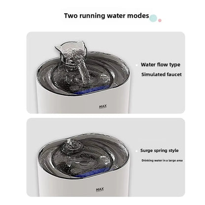Fantana de apa din ceramica pentru pisici, 2 litri