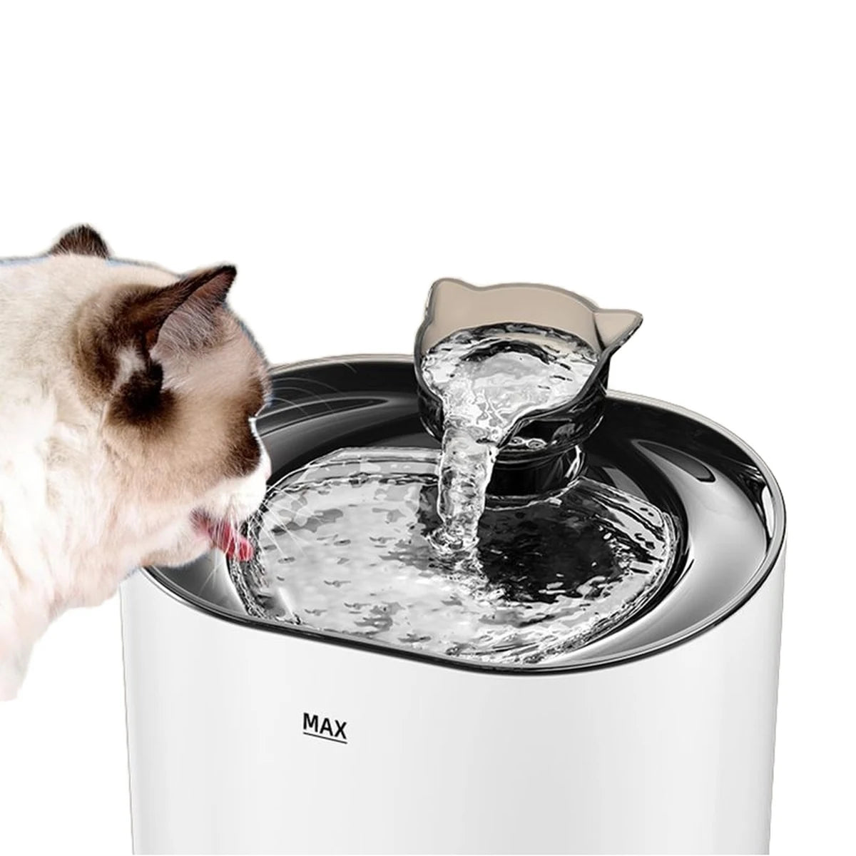 Fantana de apa din ceramica pentru pisici, 2 litri