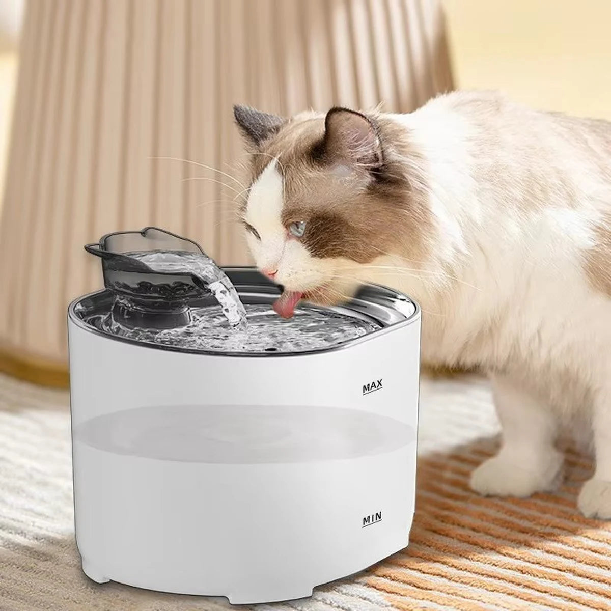 Fantana de apa din ceramica pentru pisici, 2 litri
