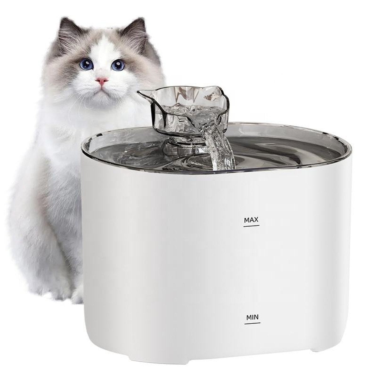 Fantana de apa din ceramica pentru pisici, 2 litri