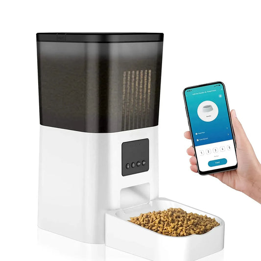 Hranitor automat smart de 4 litri, cu camera video infrarosu