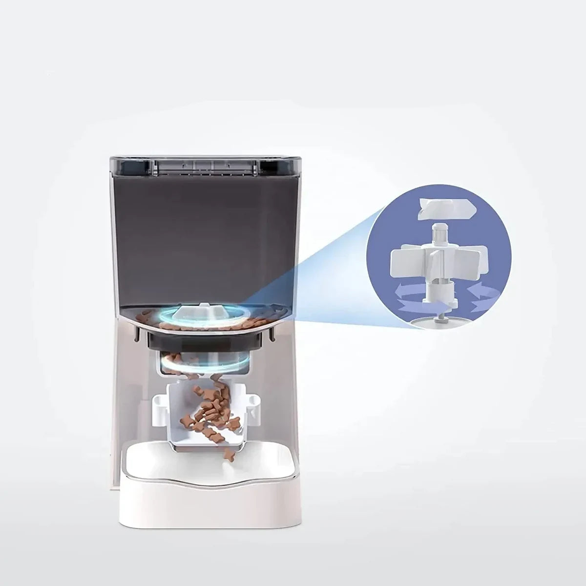 Hranitor automat smart de 4 litri, cu camera video infrarosu