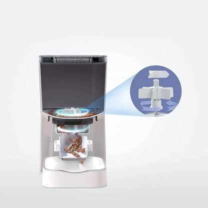 Hranitor automat smart de 4 litri, cu camera video infrarosu