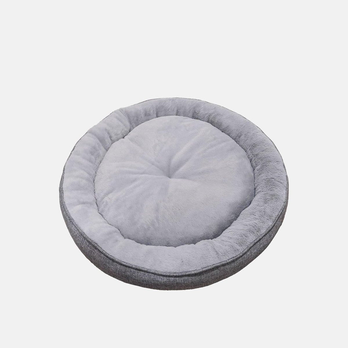 Culcus Bunny rotund, gri, pentru caini