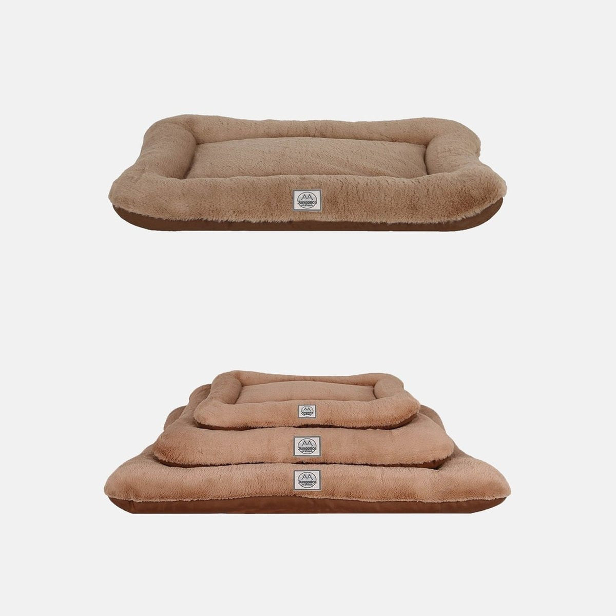 Culcus Sally tip saltea ovala cu bordura joasa, camel