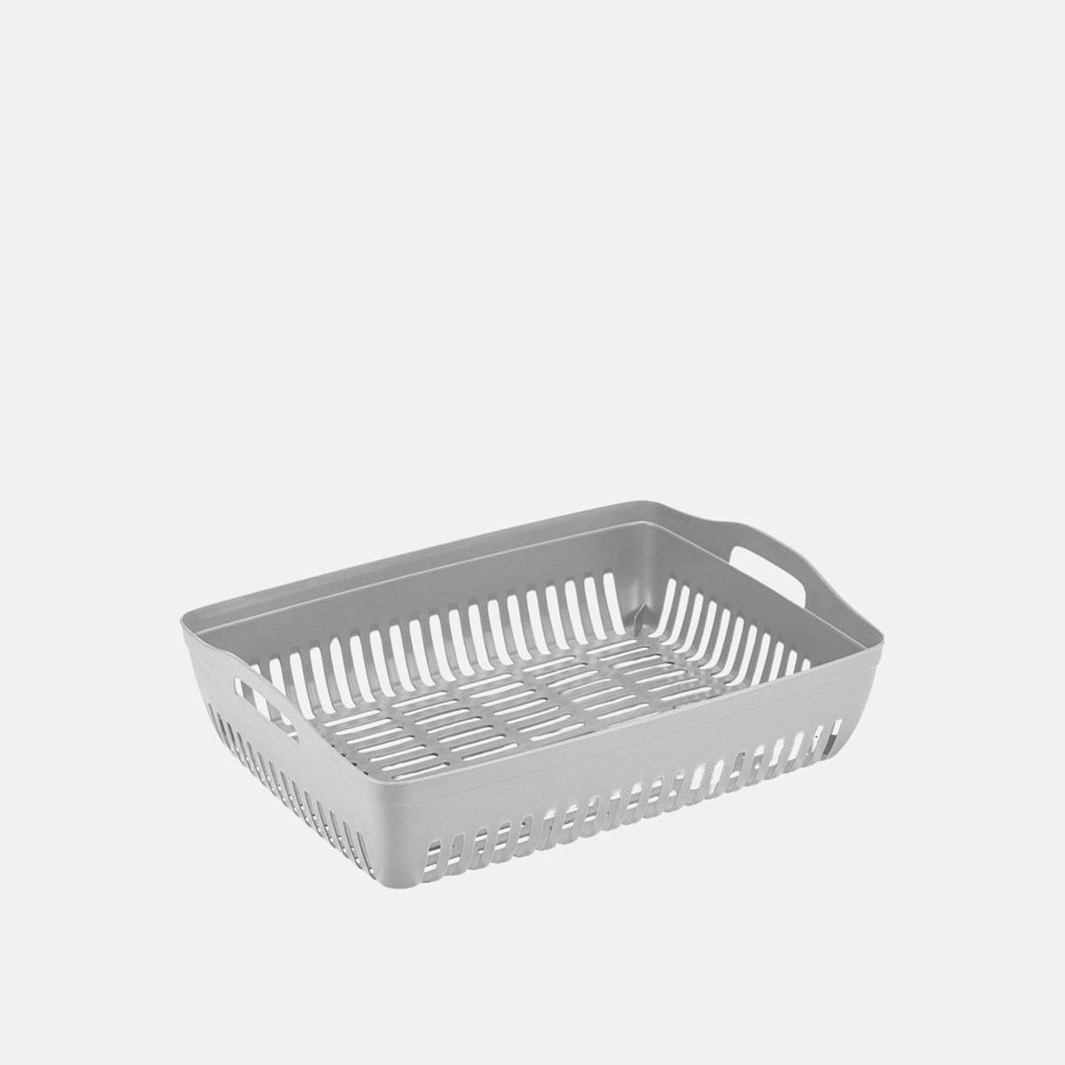 Sita de cernut din plastic gri pentru litiera de pisici