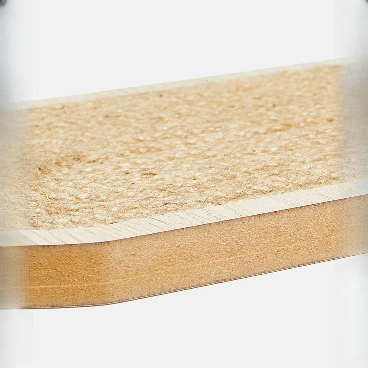 Placa de zgariat ovala din sisal natural impletit, model Albero