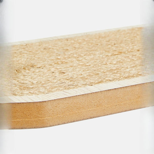 Placa de zgariat ovala din sisal natural impletit, model Albero