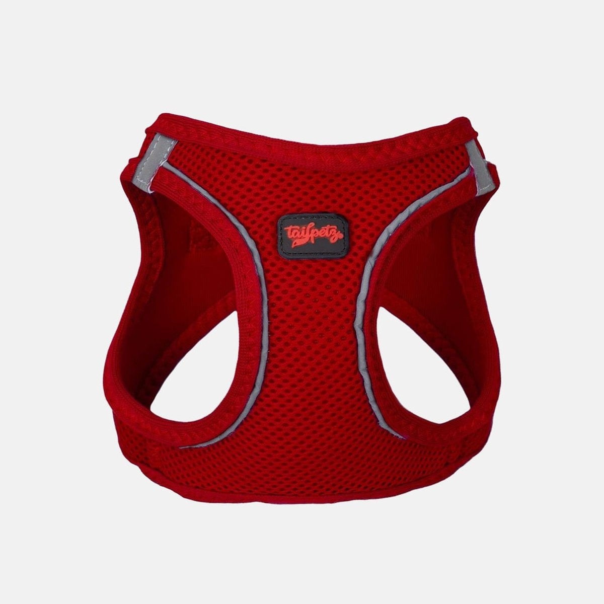 Ham tip vesta din plasa rosie pentru caini, model Air-Mesh
