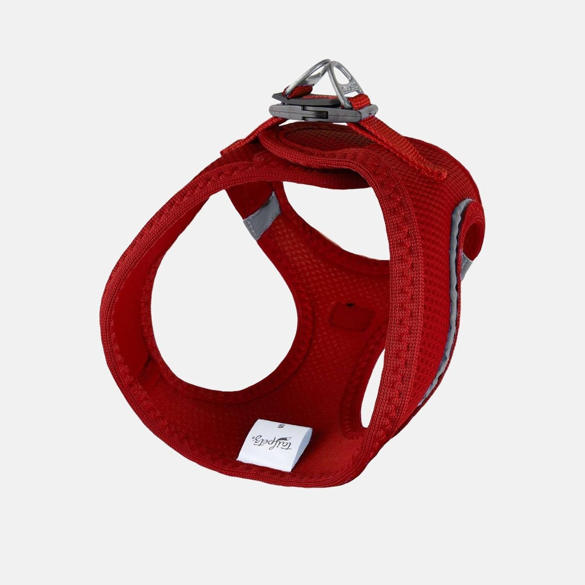 Ham tip vesta din plasa rosie pentru caini, model Air-Mesh