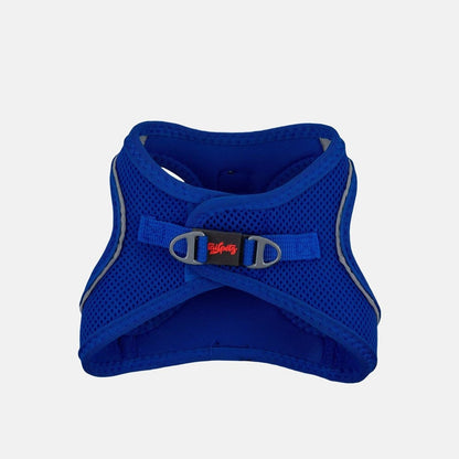Ham tip vesta din plasa albastra pentru caini, model Match Middle