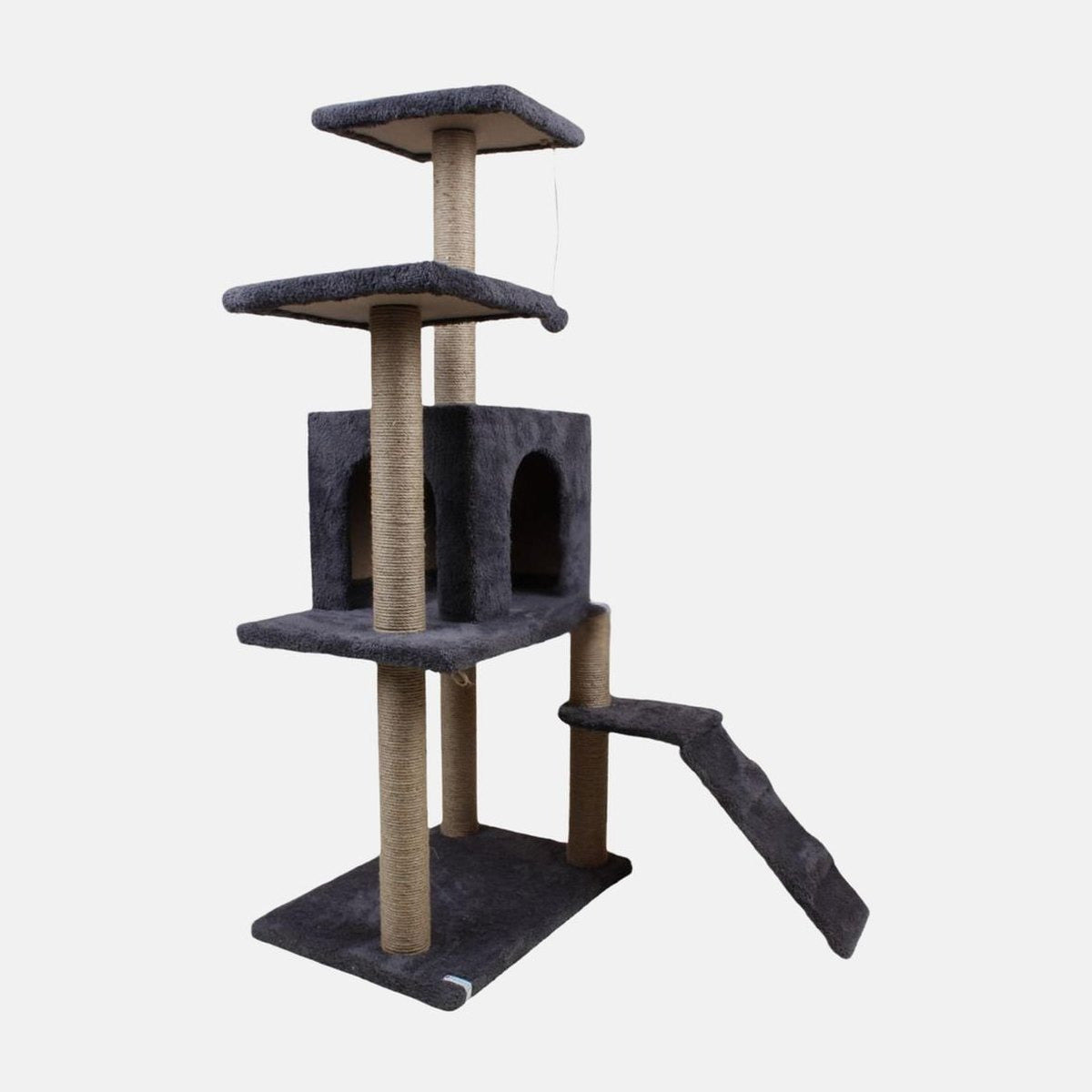 Ansamblu de catarat Arden cu casuta si rampa, gri inchis