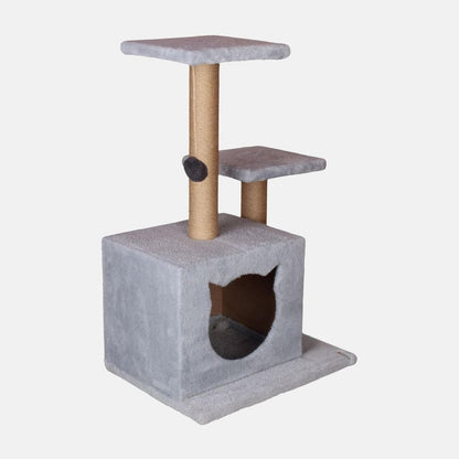 Ansamblu de catarat Lotti gri deschis, cu cub inchis si platforma
