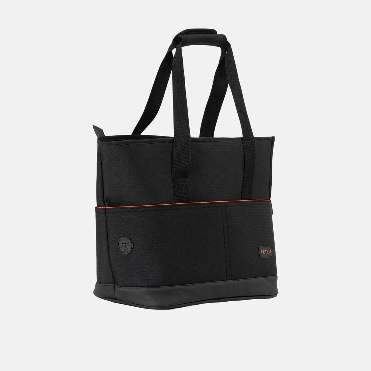 Geanta de transport Riva din material textil negru, cu manere lungi