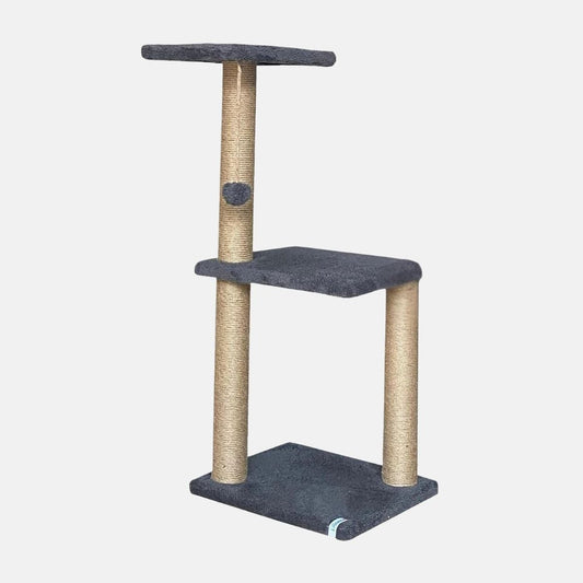 Ansamblu de catarat Tina cu platforme suprapuse, gri inchis