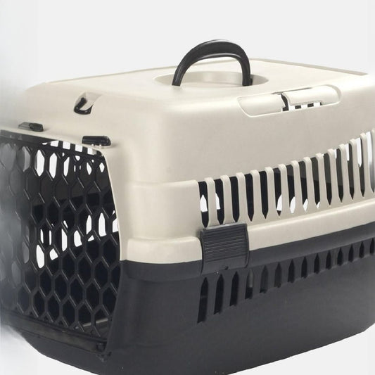 Cusca de transport din plastic in format mare, pentru caini