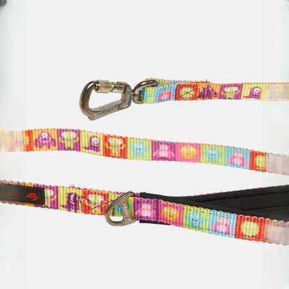 Lesa pentru caini cu imprimeu multicolor, model Alliens