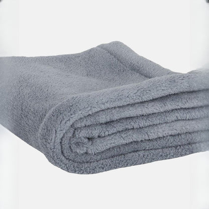 Patura Dreamweave gri pentru caini, impaturita