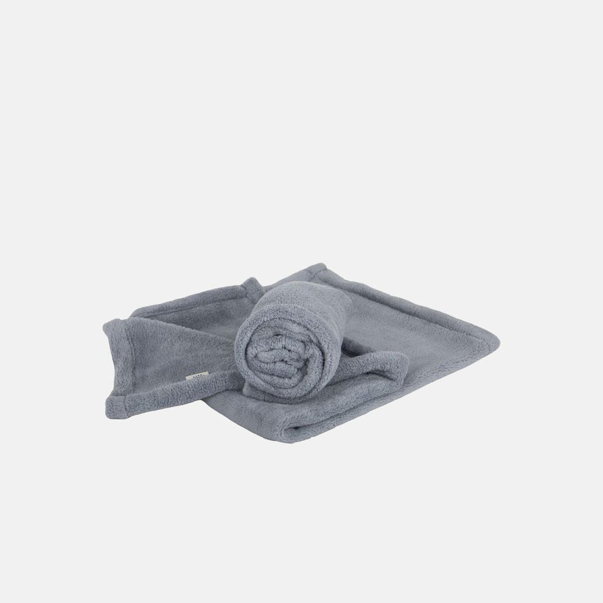Patura Dreamweave gri pentru caini, impaturita