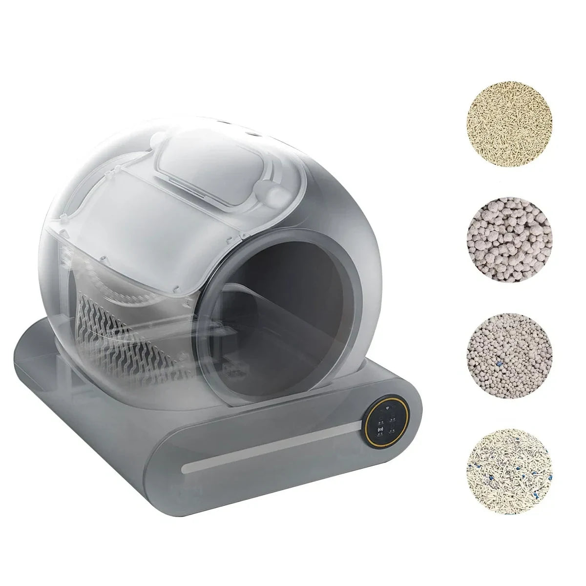 Litiera automata smart Plus pentru pisici, cu eliminare a mirosurilor