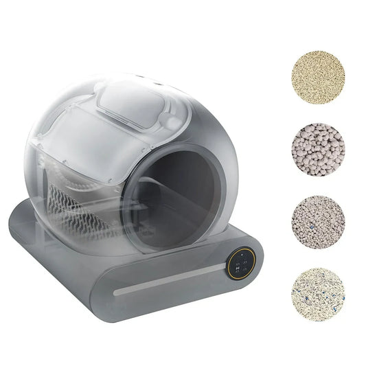 Litiera automata smart Plus pentru pisici, cu eliminare a mirosurilor